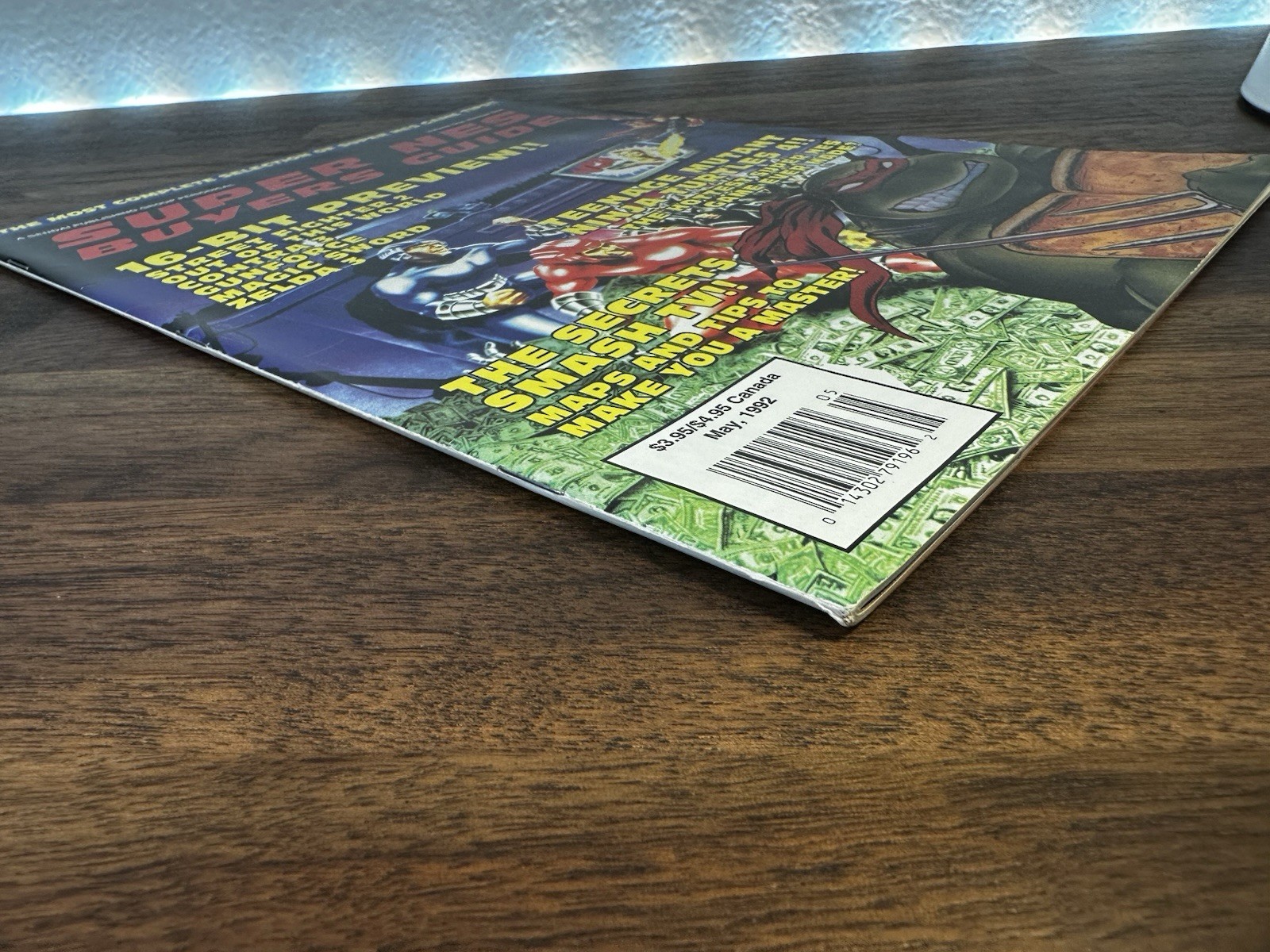 Super NES Buyer’s Guide May 1992 Vol.1 # 1 ,TMNT 4, Street Fighter II, Zelda 3