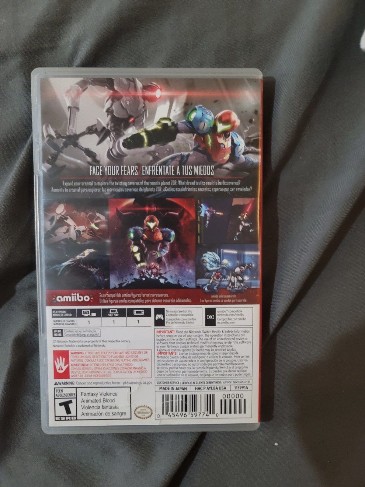 Metroid Dread for the Nintendo Switch