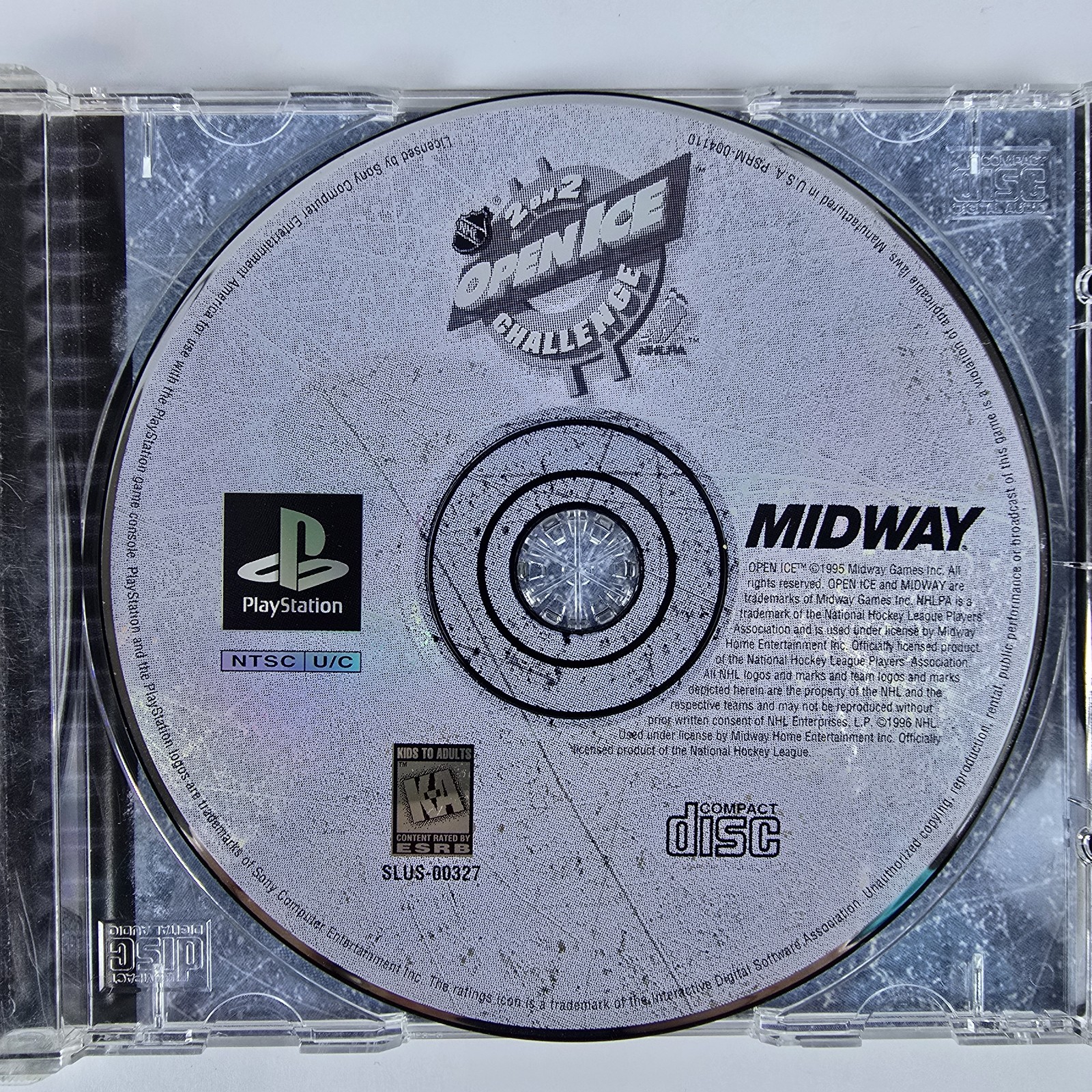 NHL Open Ice 2 On 2 Challenge PS1 Playstation 1 CIB With Registration Card