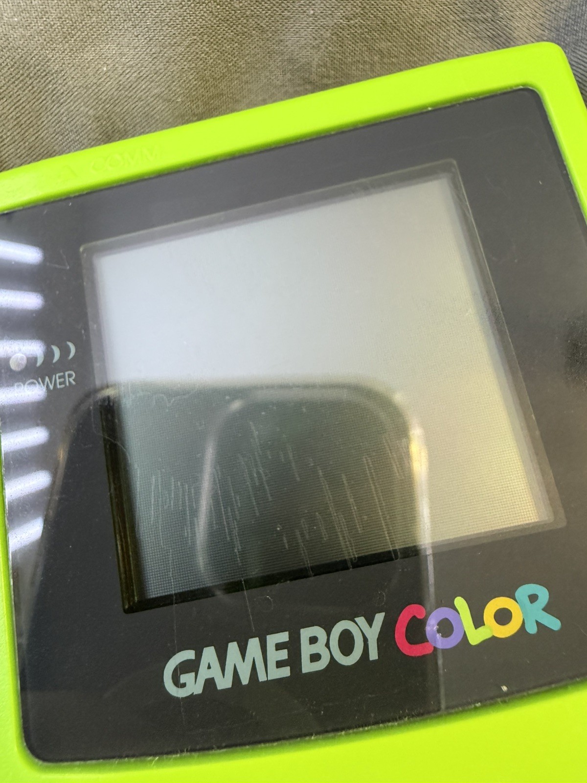 Nintendo Game Boy Color Kiwi Lime Green Handheld – Authentic, Tested & Working