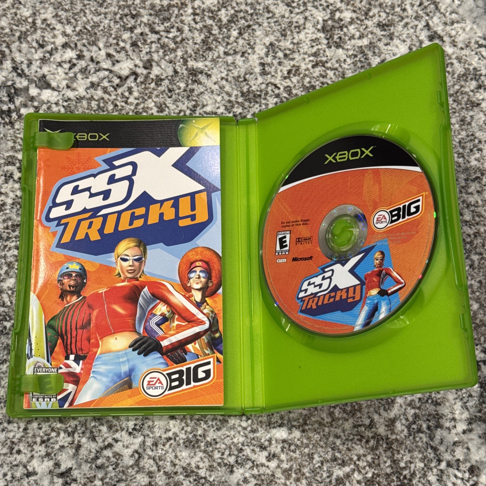 SSX TRICKY Original Xbox Black Label Complete Clean Tested Working w/ Reg Card