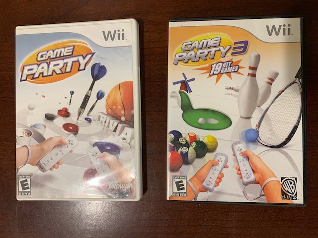 Game Party 1 and 3 – Nintendo Wii Game both Were Tested and Work