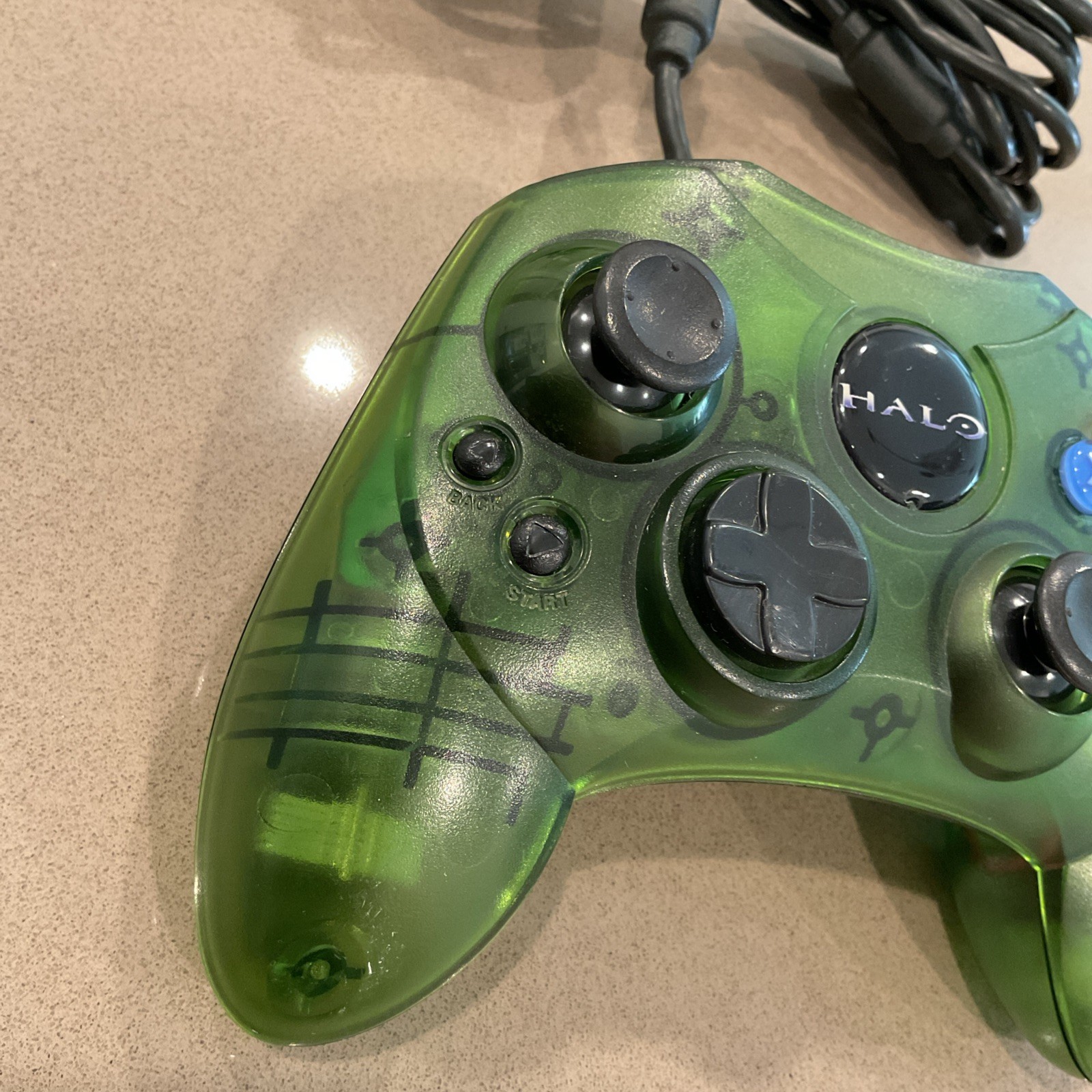 Original Xbox Limited Special Edition Halo LOGO Green OEM S Type Controller OEM
