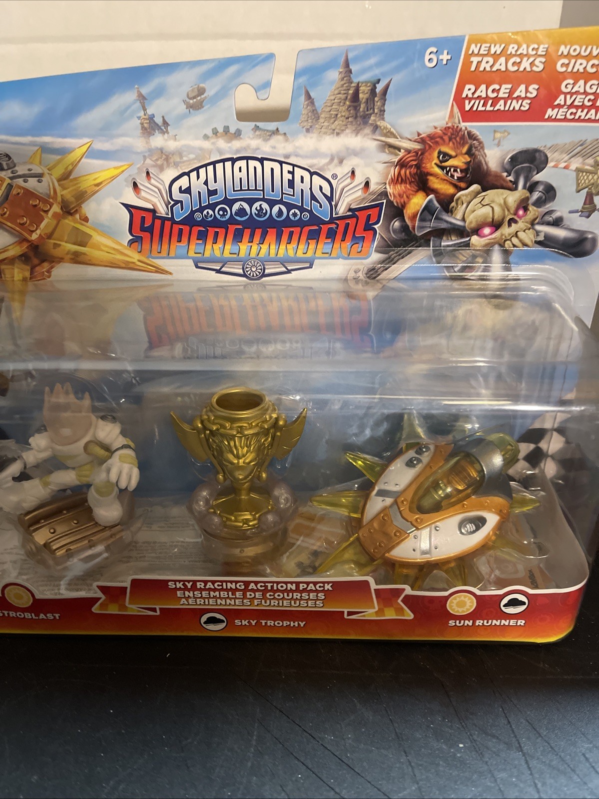 Skylanders Superchargers Sky Racing Action Pack Astroblast Sky Trophy Sun Runner