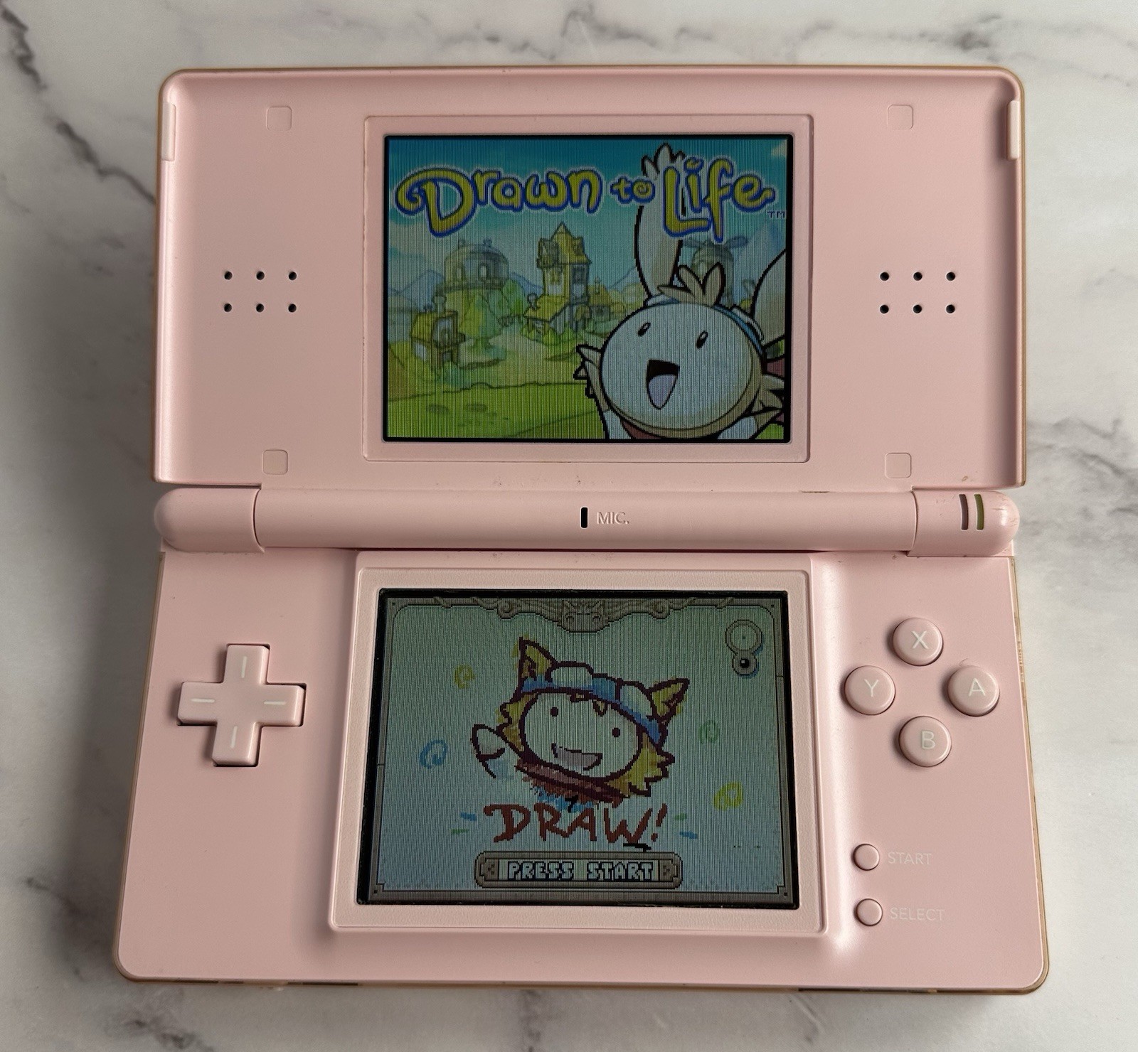 Nintendo DS Lite Console W/12 Games & Charger (Tested/READ DESCRIPTION) – Pink