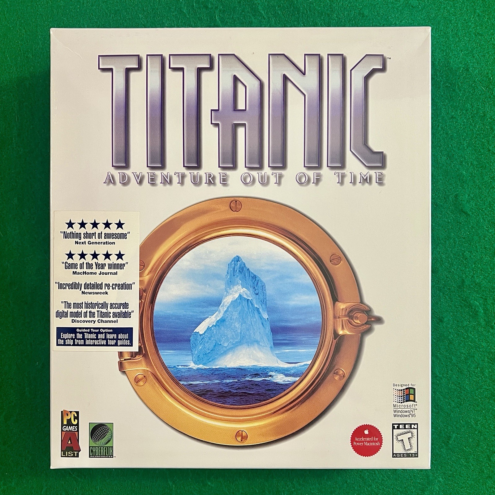 SEALED 1996 TITANIC Adventure Out of Time Microsoft Windows CD-ROM Computer Game