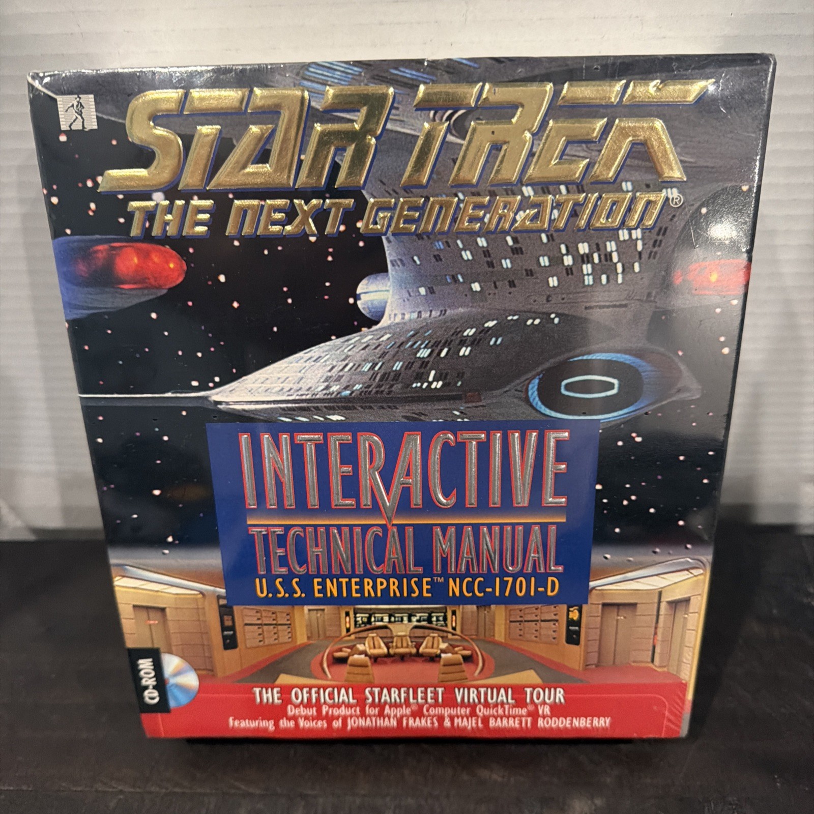 New Sealed Star Trek The Next Generation Interactive Technical Manual CD ROM