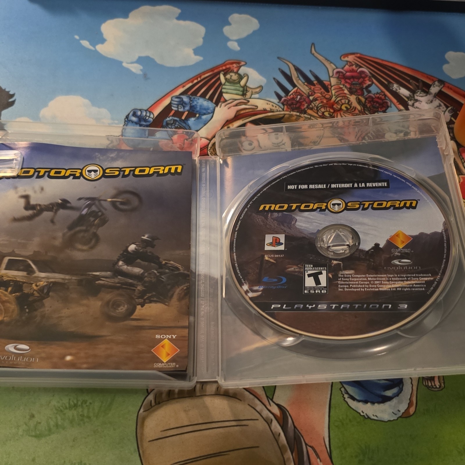 Sony MotorStorm PS3 (PlayStation 3) Off-Road Racing T-Teen Complete – NFR