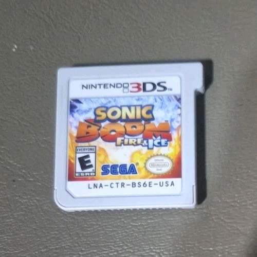Sonic Boom: Fire & Ice — Launch Edition (Nintendo 3DS, 2016) TESTED AND WORKING