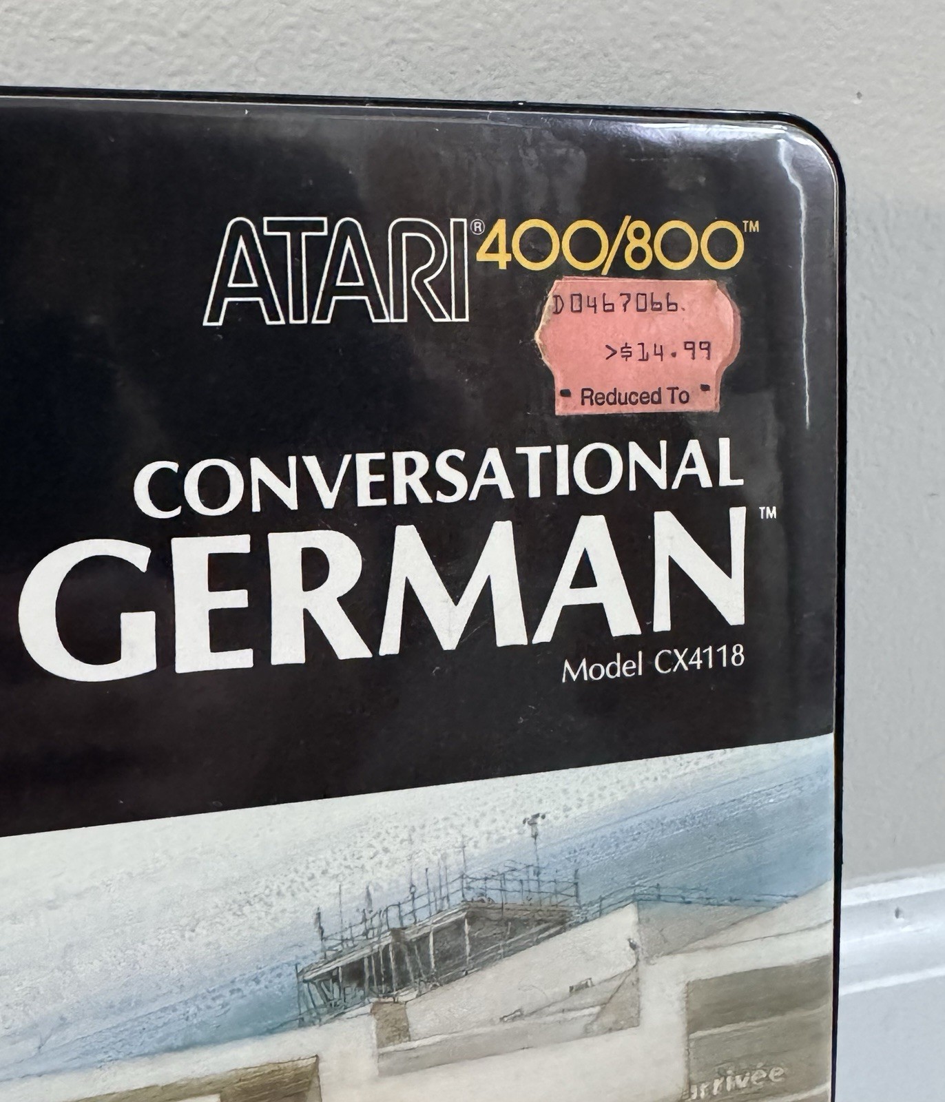 Vintage Atari 400/800 Conversational Italian CX4125 Complete Longman EMI 1981