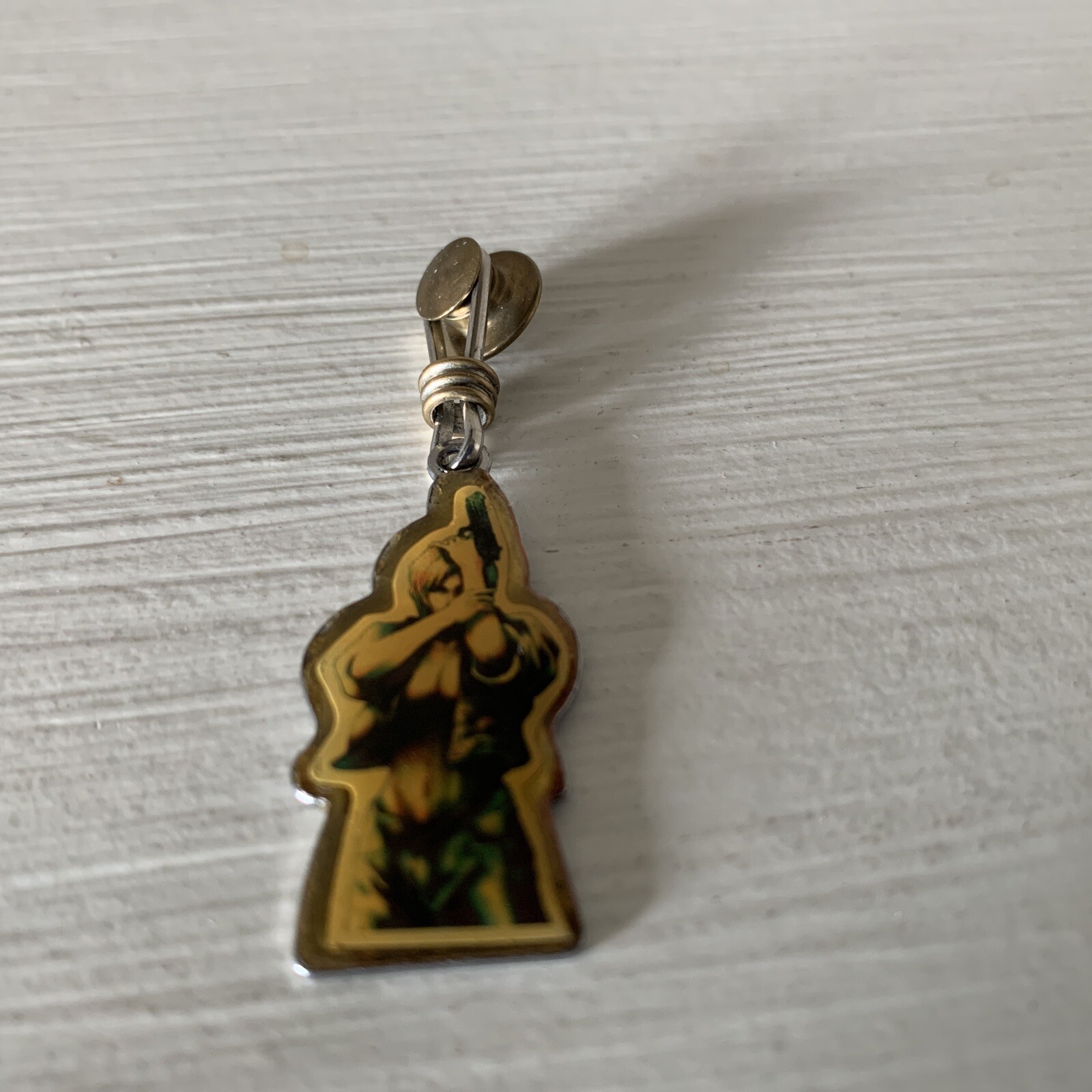 Parasite Eve 2 II Aya Brea Keychain Zipper Pull PlayStation 1999 Sony PS1 Rare