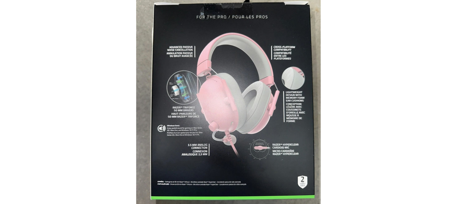 Razer – BlackShark V2 X Wired Over-the-Ear Gaming Headset for PC, PS5, PS4, S…