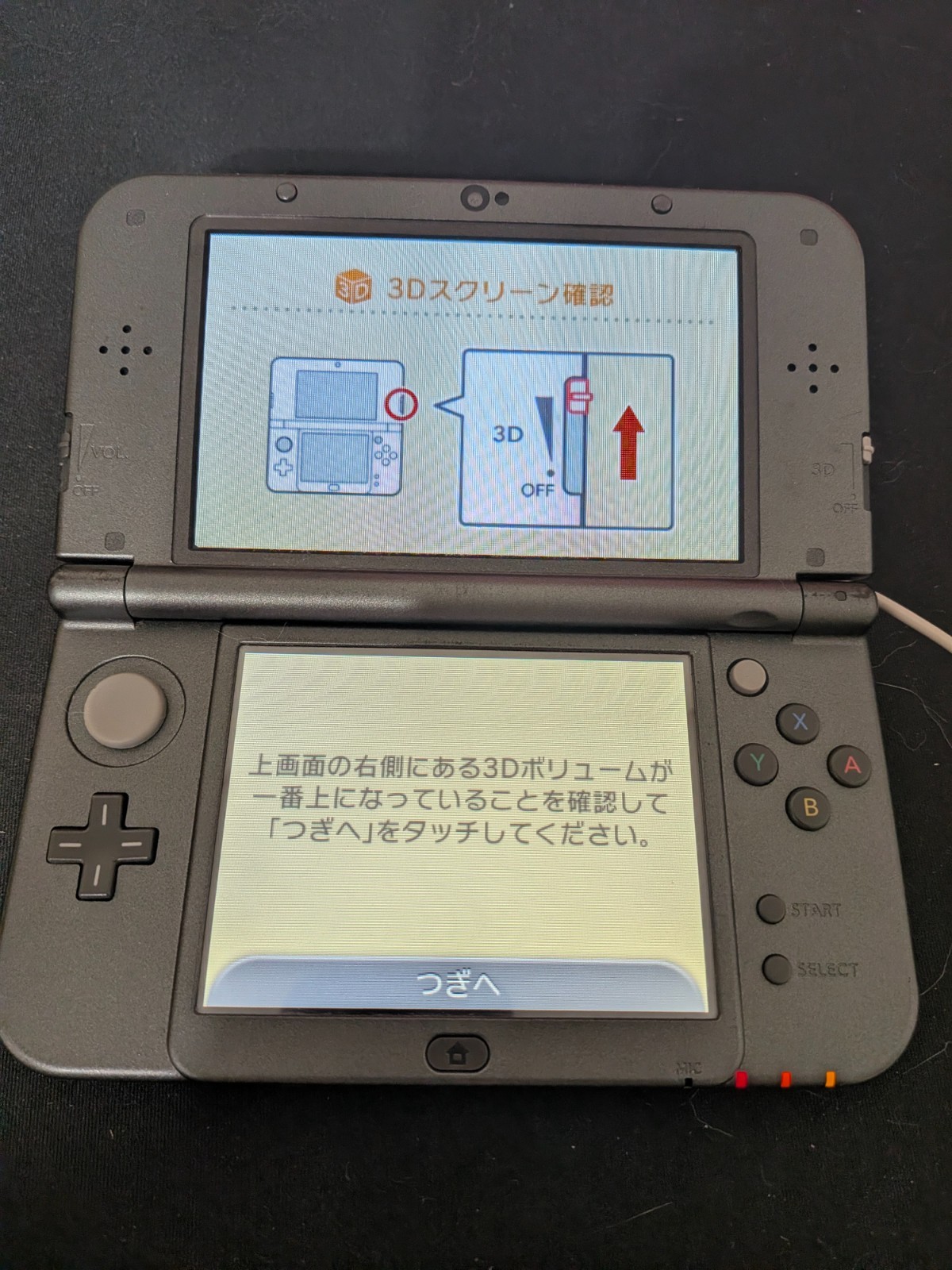 Nintendo New 3DS LL XL Metallic Black Console top IPS Japan Region Locked 0300
