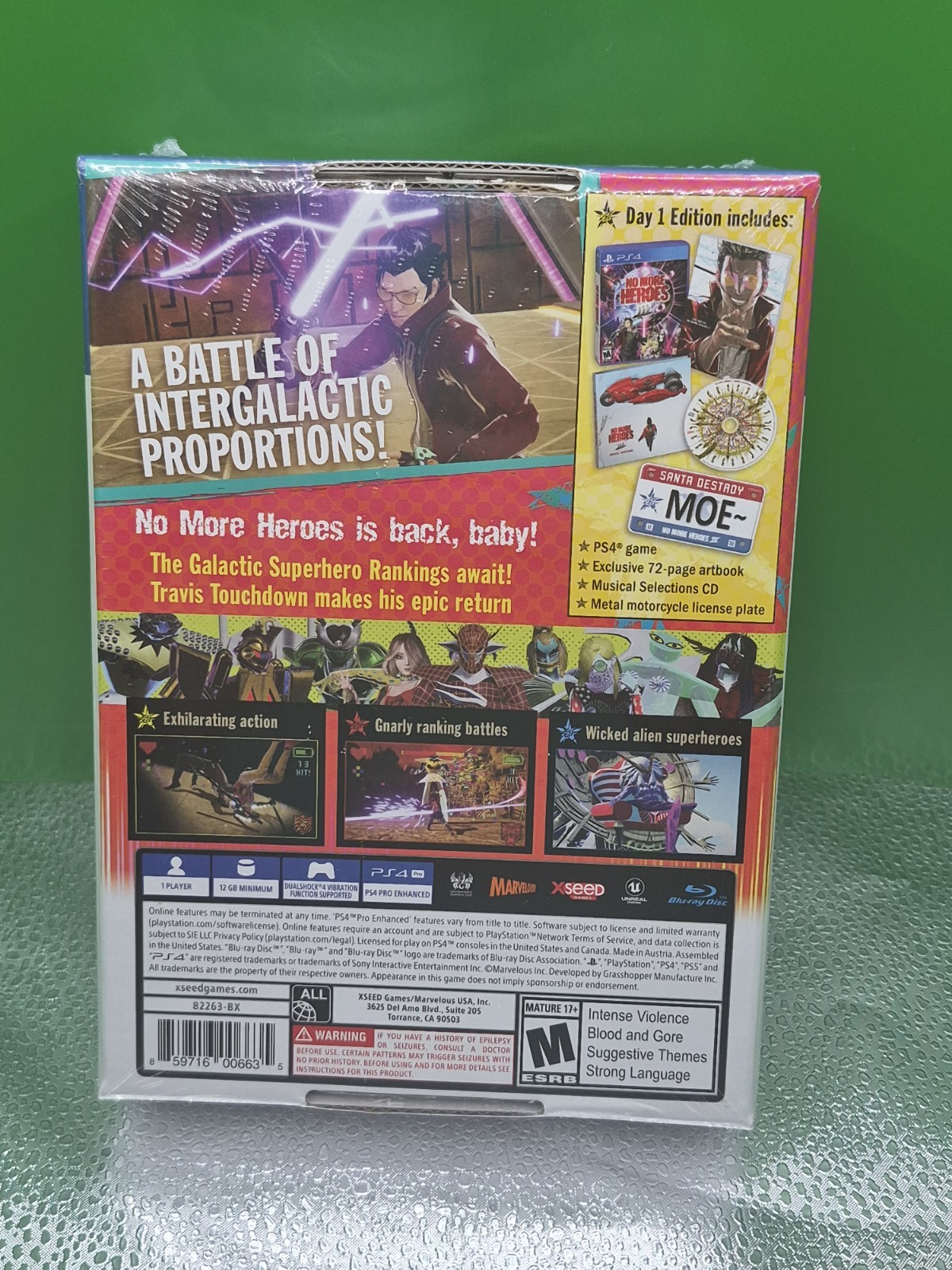 No More Heroes 3 Day 1 Edition for Sony PlayStation 4 New Sealed
