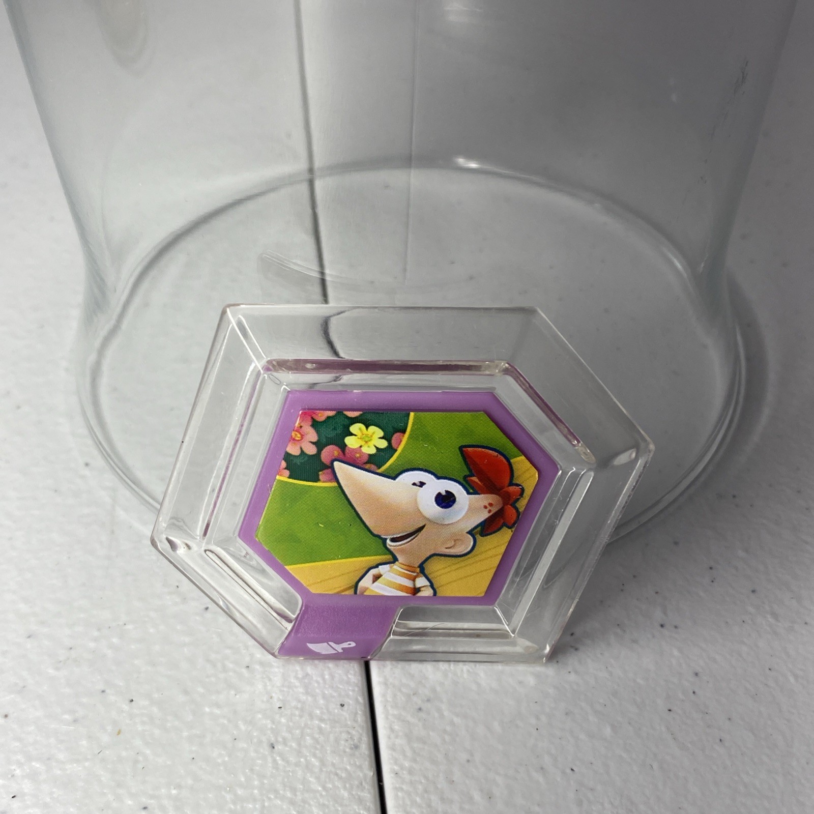 Disney Infinity Phineas & Ferb Phineas & Agent P Perry Power Disc Figure Lot 1.0