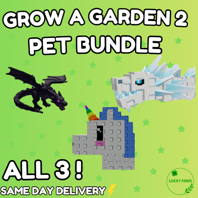 🔥Grow a Garden 2 Roblox✨Black Dragon + Serpent + Big Unicorn | Fast & Easy