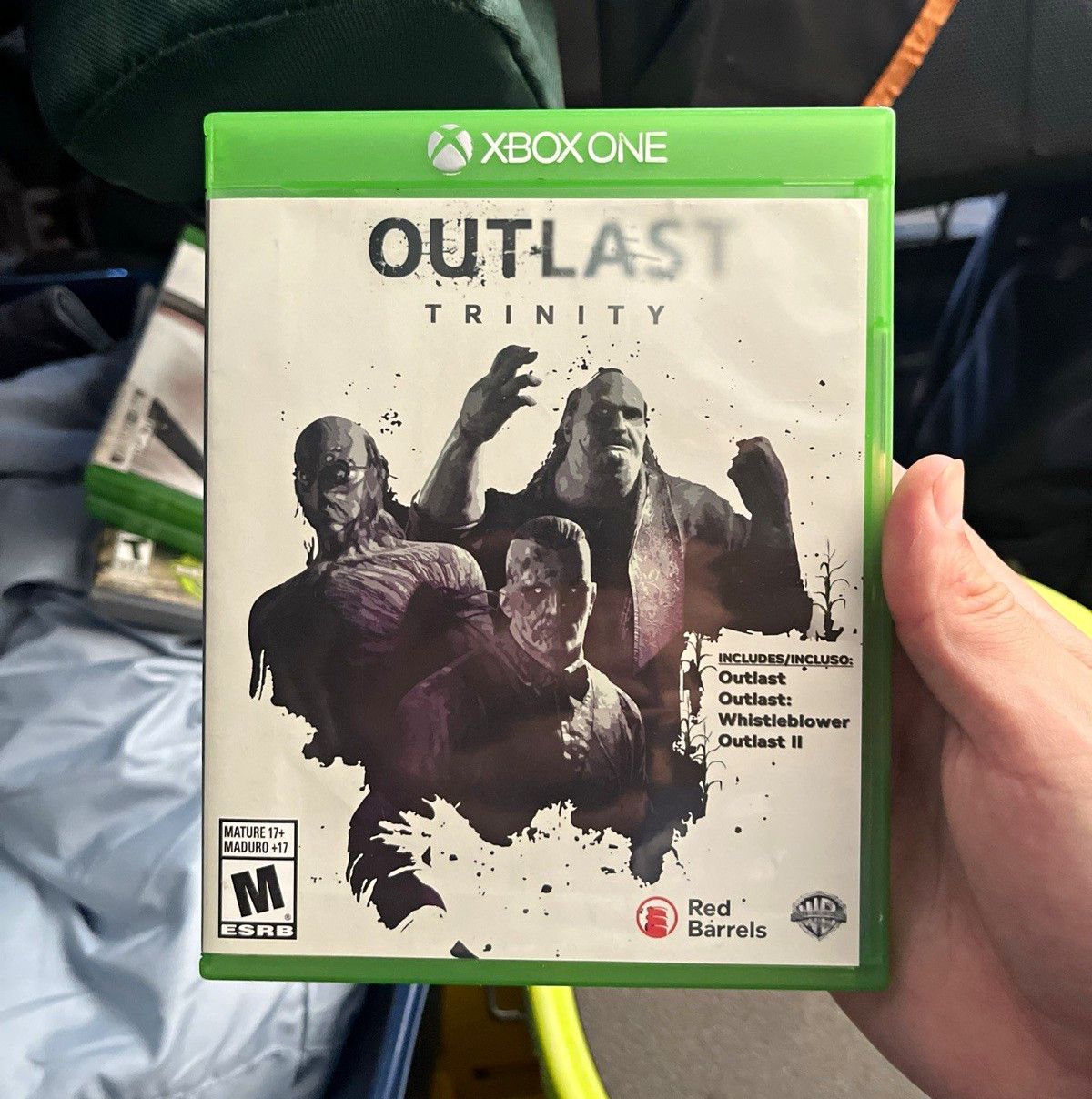 Red Barrels Outlast Trinity Xbox One M Video Game w/ Case & both discs