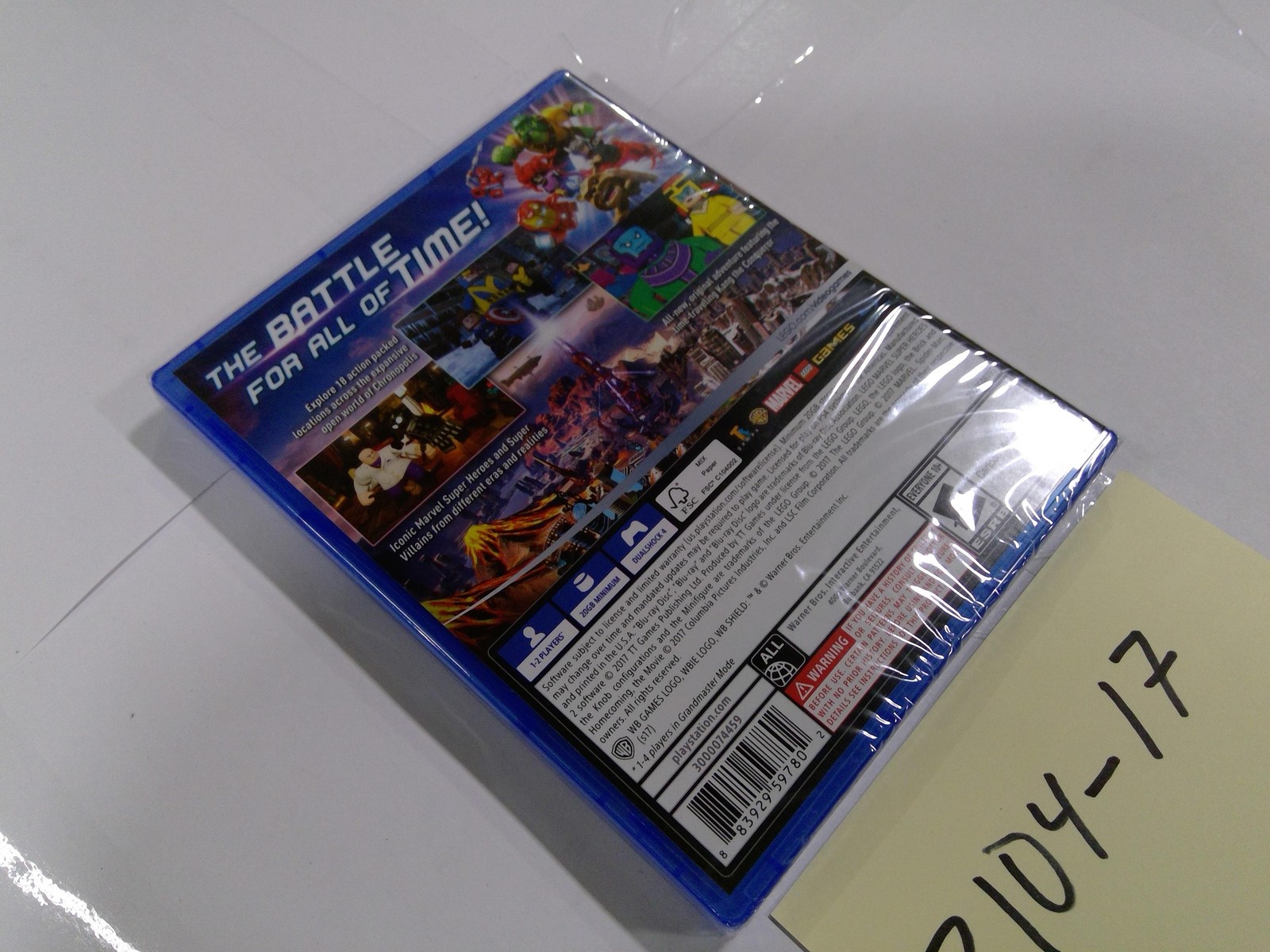 LEGO Marvel Super Heroes 2 PS4 Video Game New Sealed WB Games E10+ Family Action