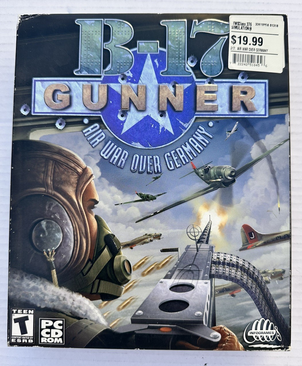 B-17 Gunner: Air War Over Germany (PC, 2001) Big Box
