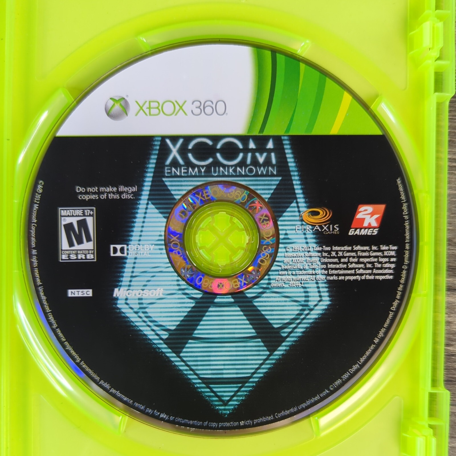 XCOM: Enemy Unknown Xbox 360 Microsoft Game Complete CIB Authentic Tested