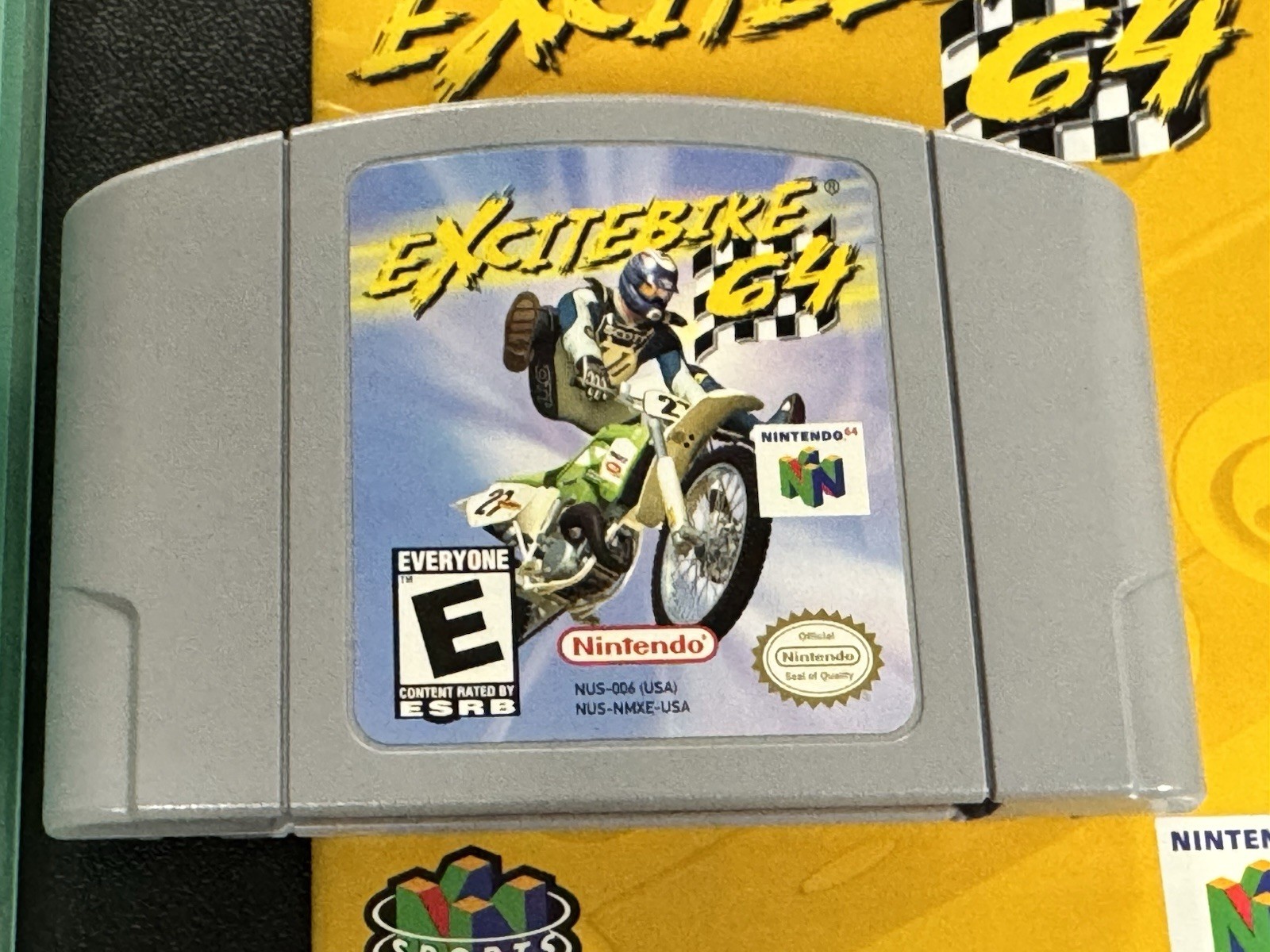 N64 Excitebike – Nintendo 64 – Authentic Game, Manual + Clamshell Case NM Label!