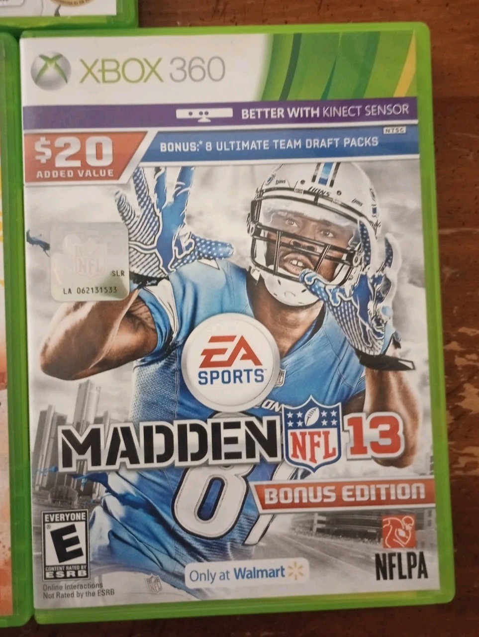 7 XBOX 360 Games Madden NFL 10,11,12,13,FIFA Soccer 12,Tony Hawke Ride,NBA 2K13