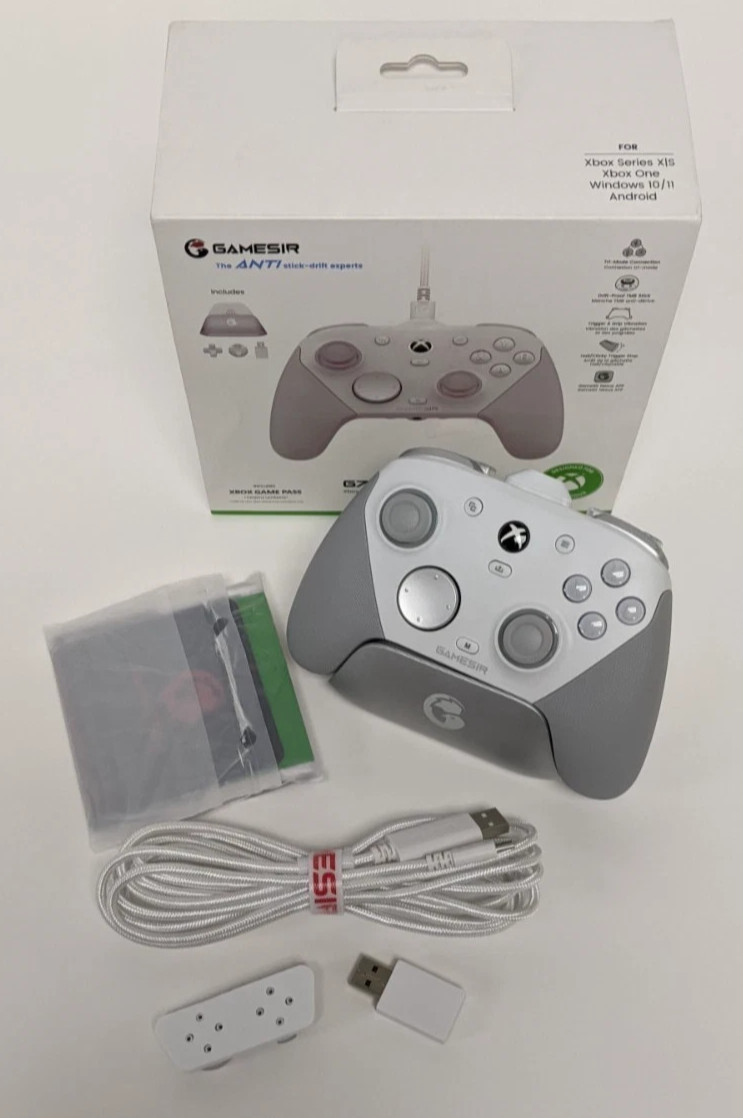GameSir G7 Pro Tri-Mode Wired Xbox / PC Wireless Controller – White