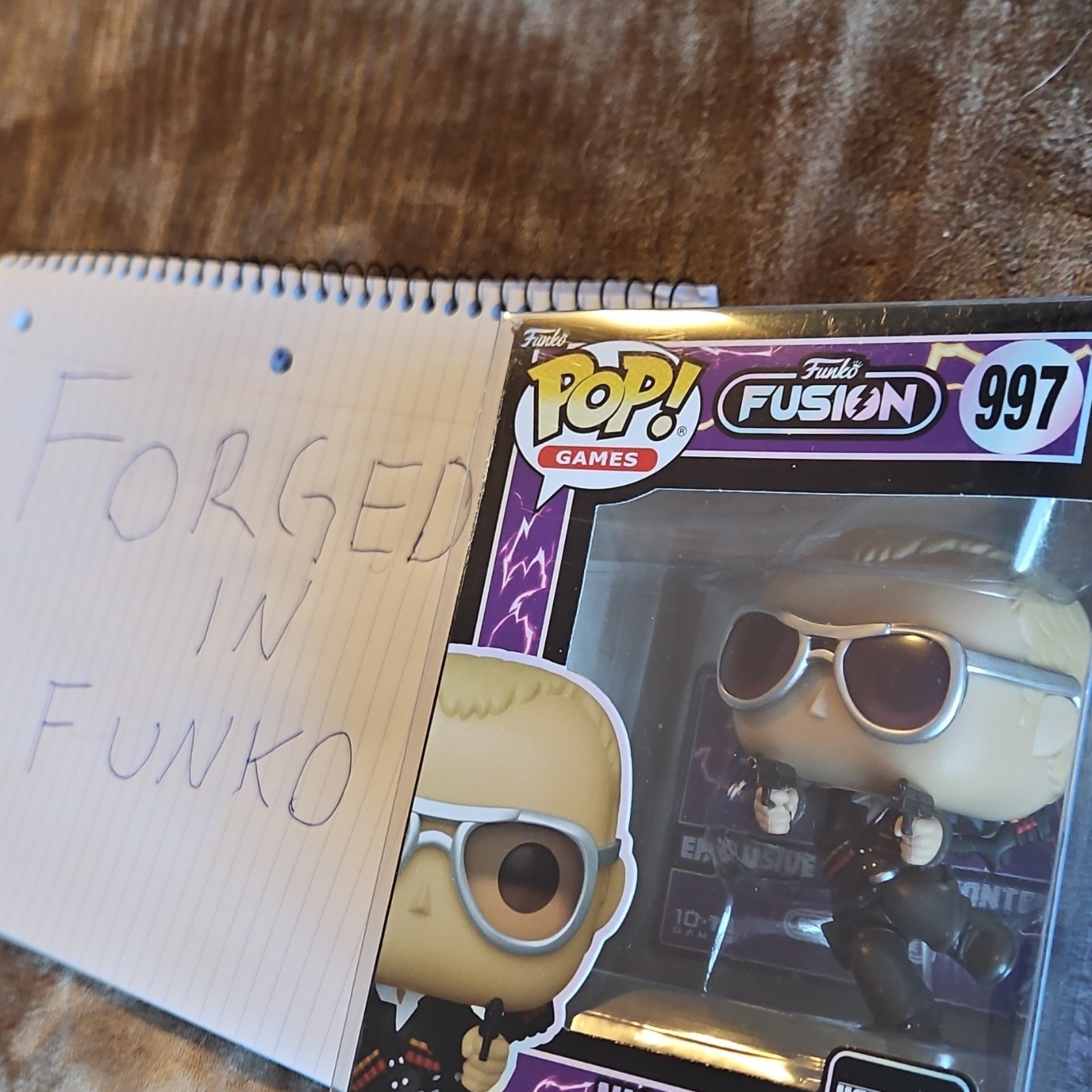 Funko Pop! Games Funko Fusion Hot Fuzz Nicholas Angel #997 Vinyl Figure 2024