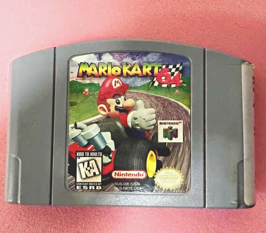 Nintendo Mario Kart 64 N64 Cartridge NTSC-U/C (US/Canada) Multiplayer E 1997