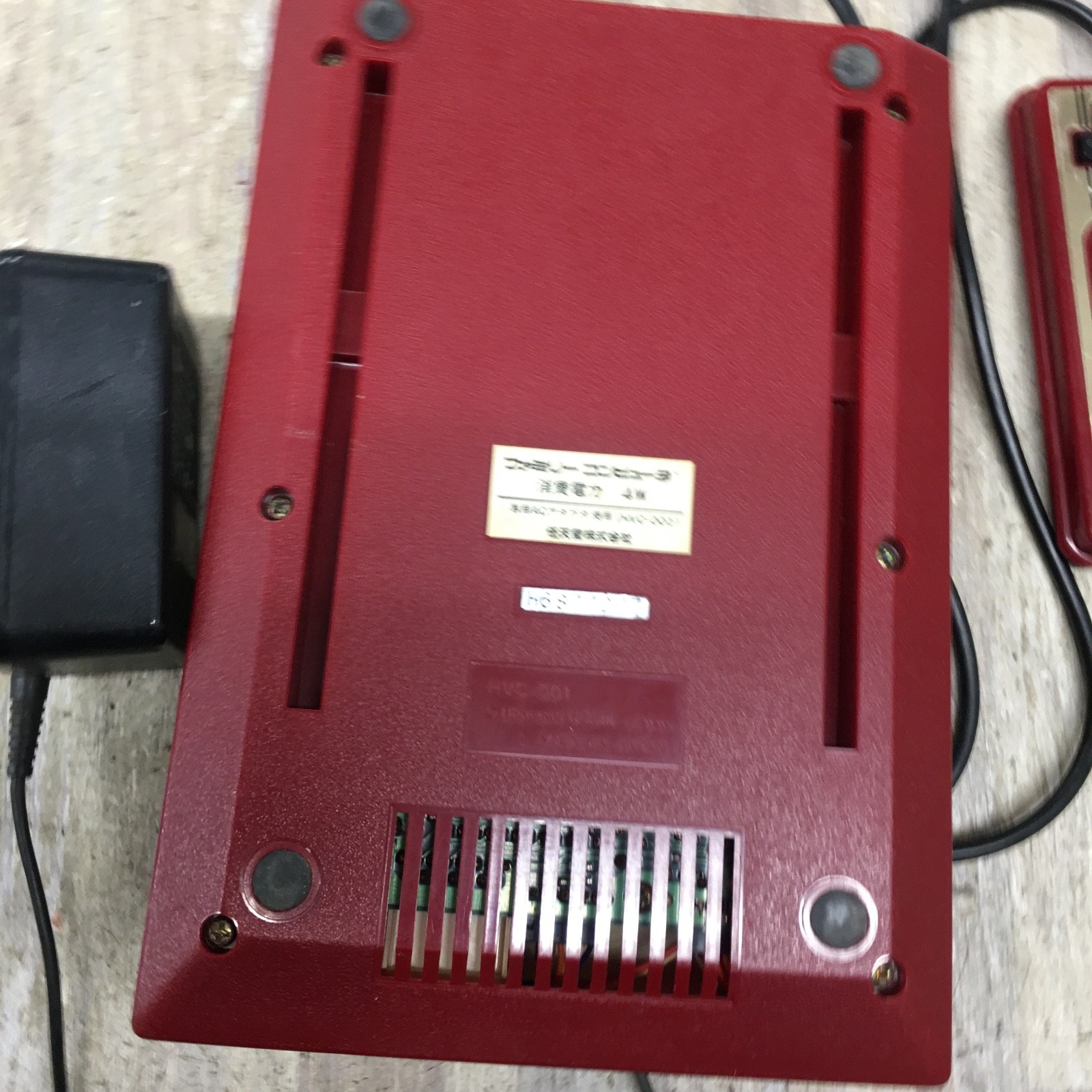 Nintendo Famicom Console AV Composite MOD LED HVC-001 no tested as is