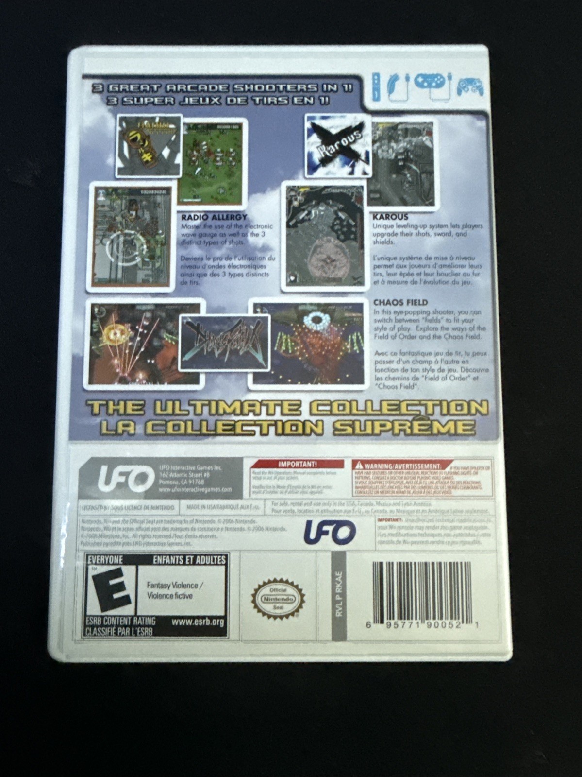 Nintendo Wii Ultimate Shooting Collection UFO Interactive – Slightly Used