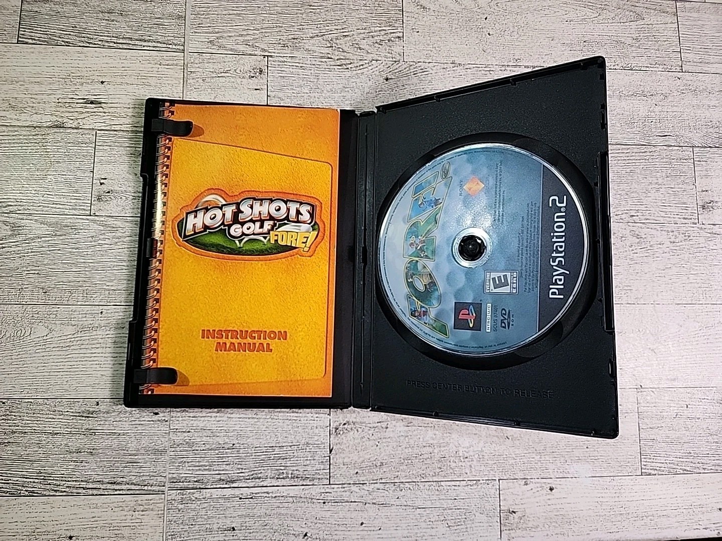 PS2 Hot Shots Golf Fore (Sony PlayStation 2; 2004) Game Complete CIB Black Label