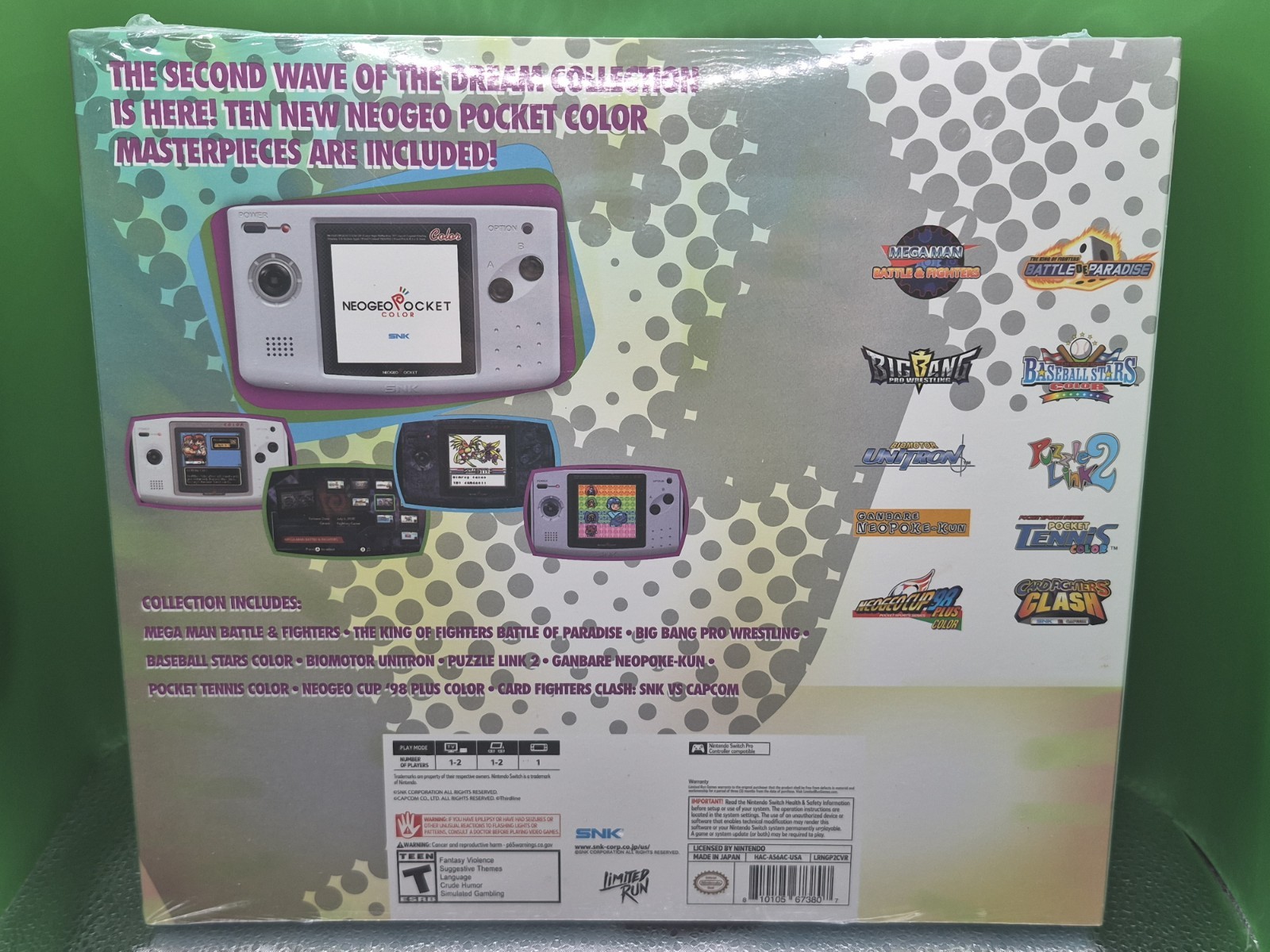 neo geo pocket color selection switch vol 2 collector’s Limited Run Games 💥