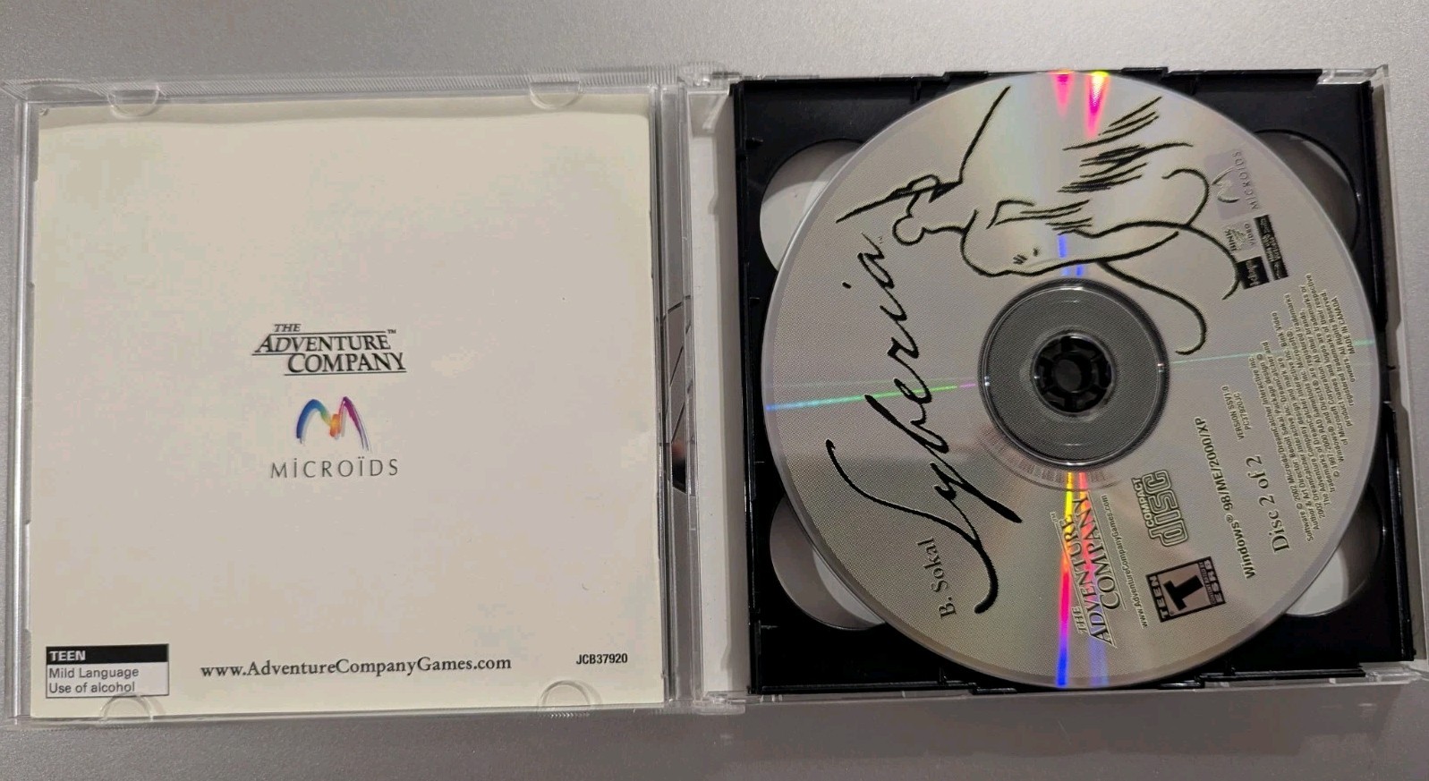 B. Sokal SYBERIA PC CD-ROM by The Adventure Company