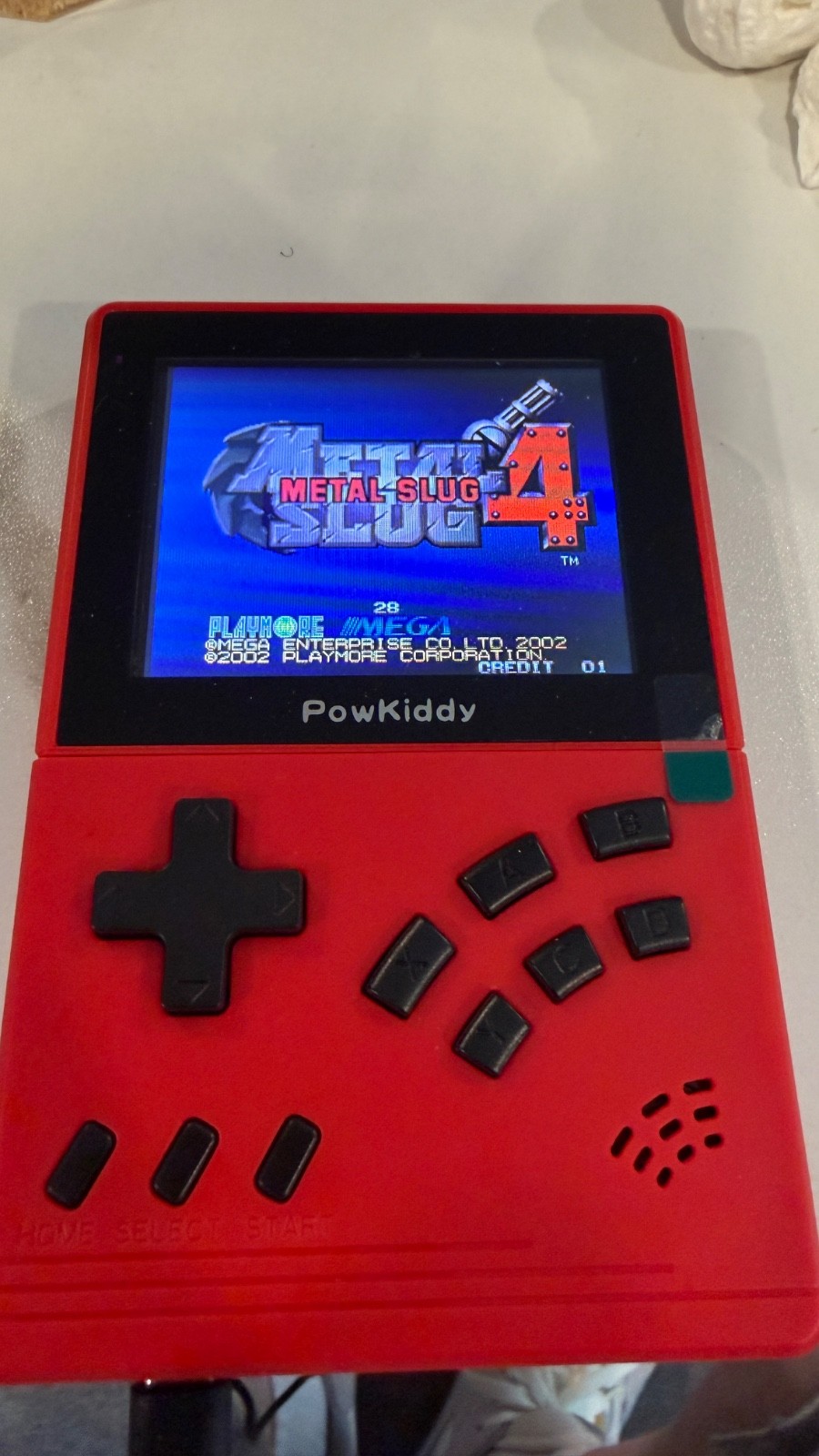 Powkiddy V2 retro arcade handheld w 32 gb card and over 3600 games
