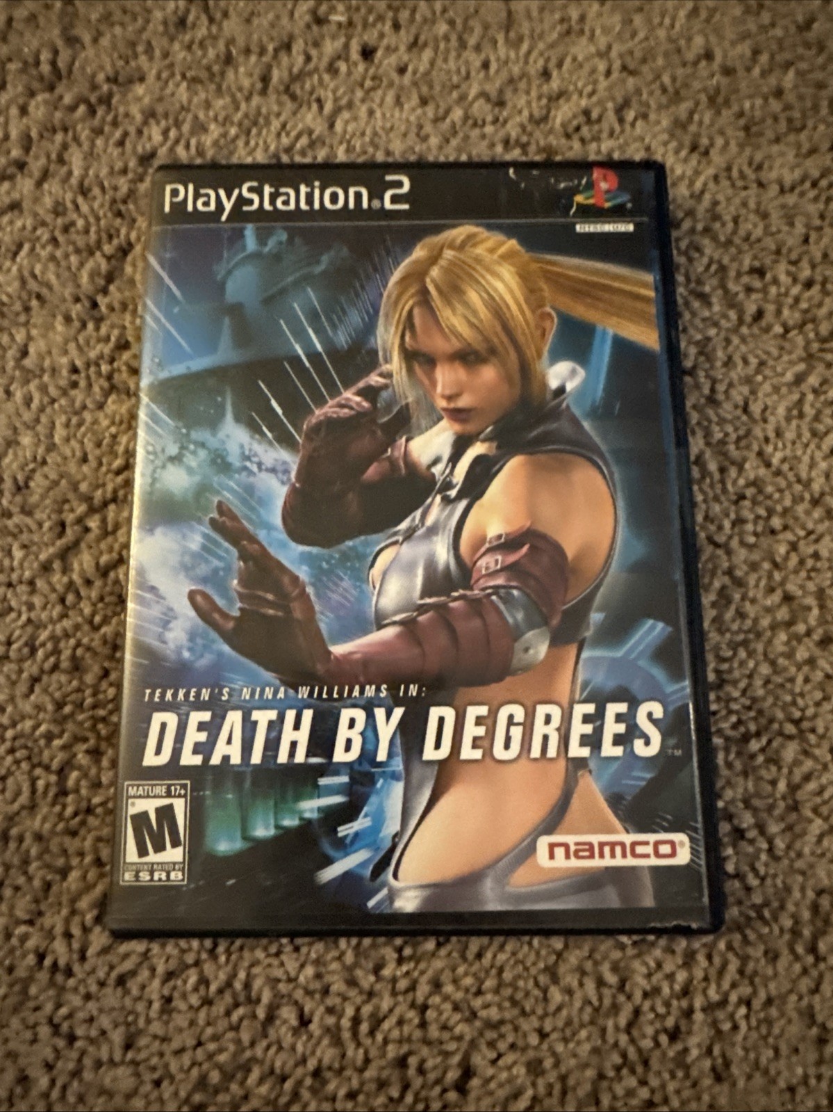 Death by Degrees (PS2) — Box Only — Original Artwork