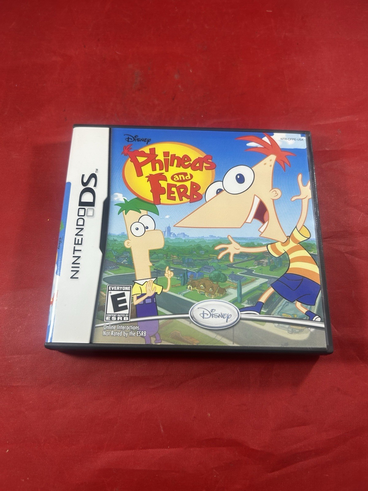 Disney Interactive Studios Phineas and Ferb Nintendo DS Game w/ Case 2009 E