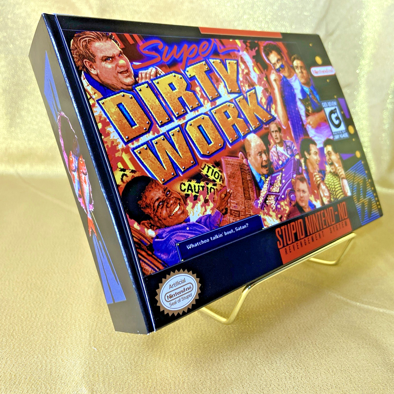 Dirty Work For Super Nintendo / SNES Norm MacDonald Collectible Retro Gift