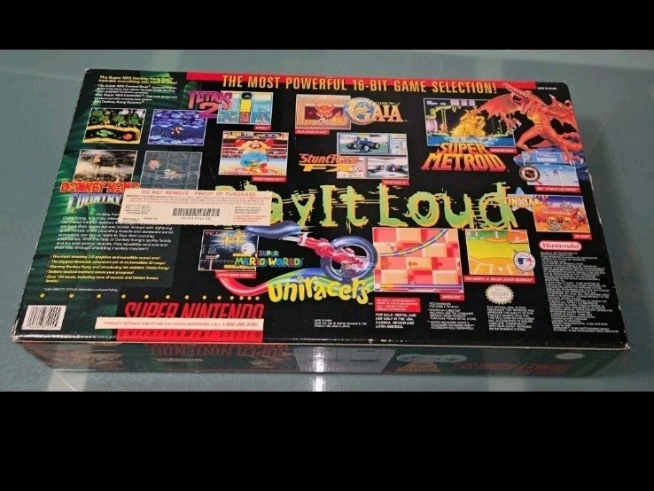 SNES – Super Nintendo Donkey Kong Country Set NEW OPEN BOX