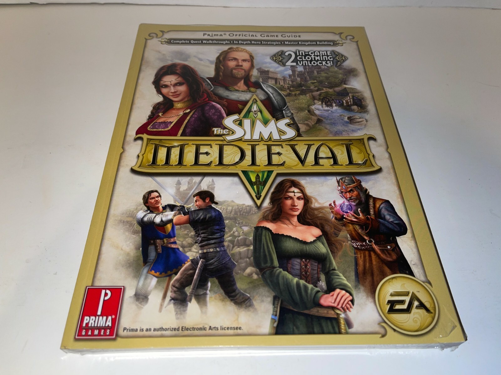 The Sims: Medieval Prima Official video Game Strategy Guide w/ clothing unlocks