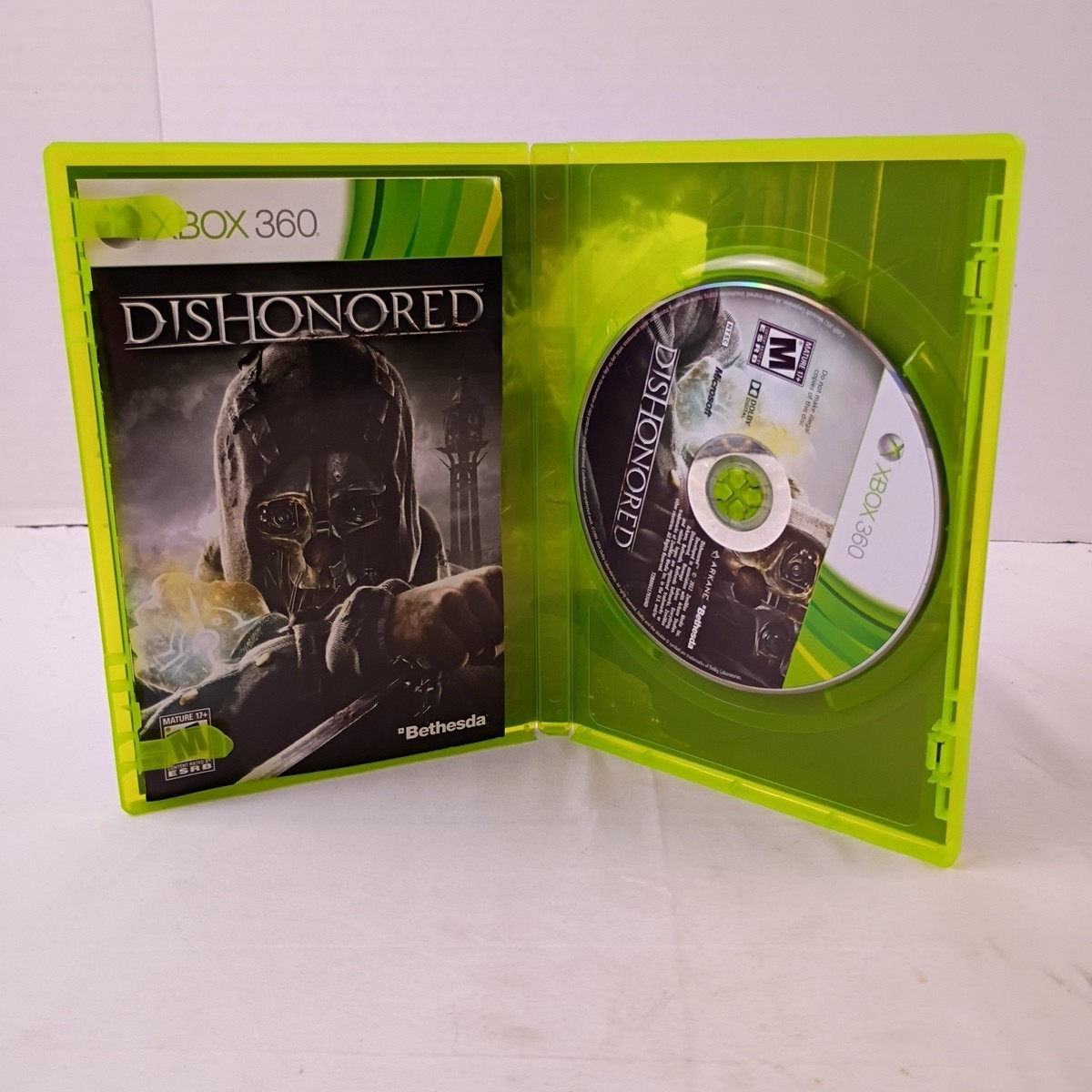 Microsoft Xbox 360 Video Game Bundle Dishonored, Reckoning, Fable, Two Worlds