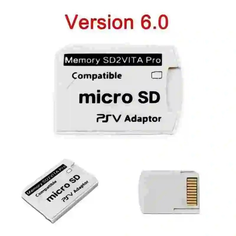 NEW V6.0 SD2VITA Micro SD Support TF Memory Card PS VITA Modded Console required
