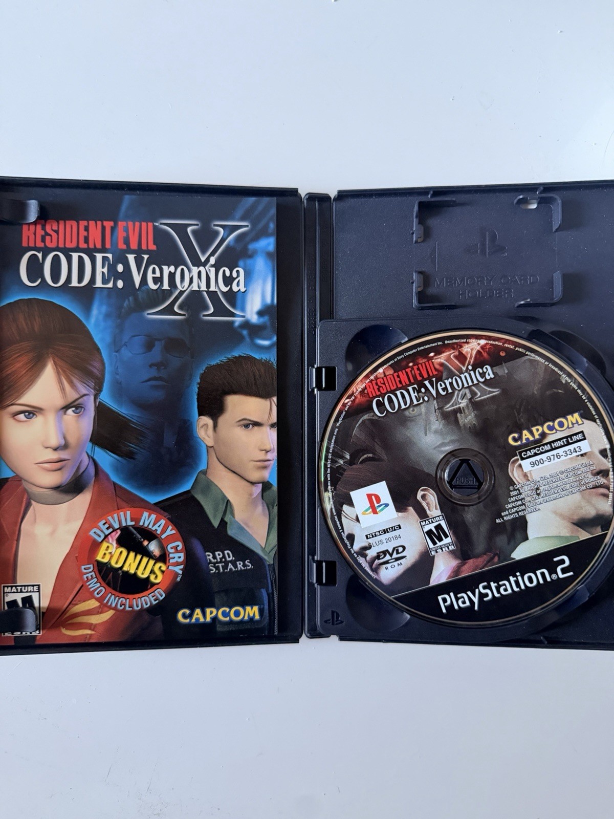 (No Demo Disc) Resident Evil Code Veronica X – With manual Sony Playstation 2