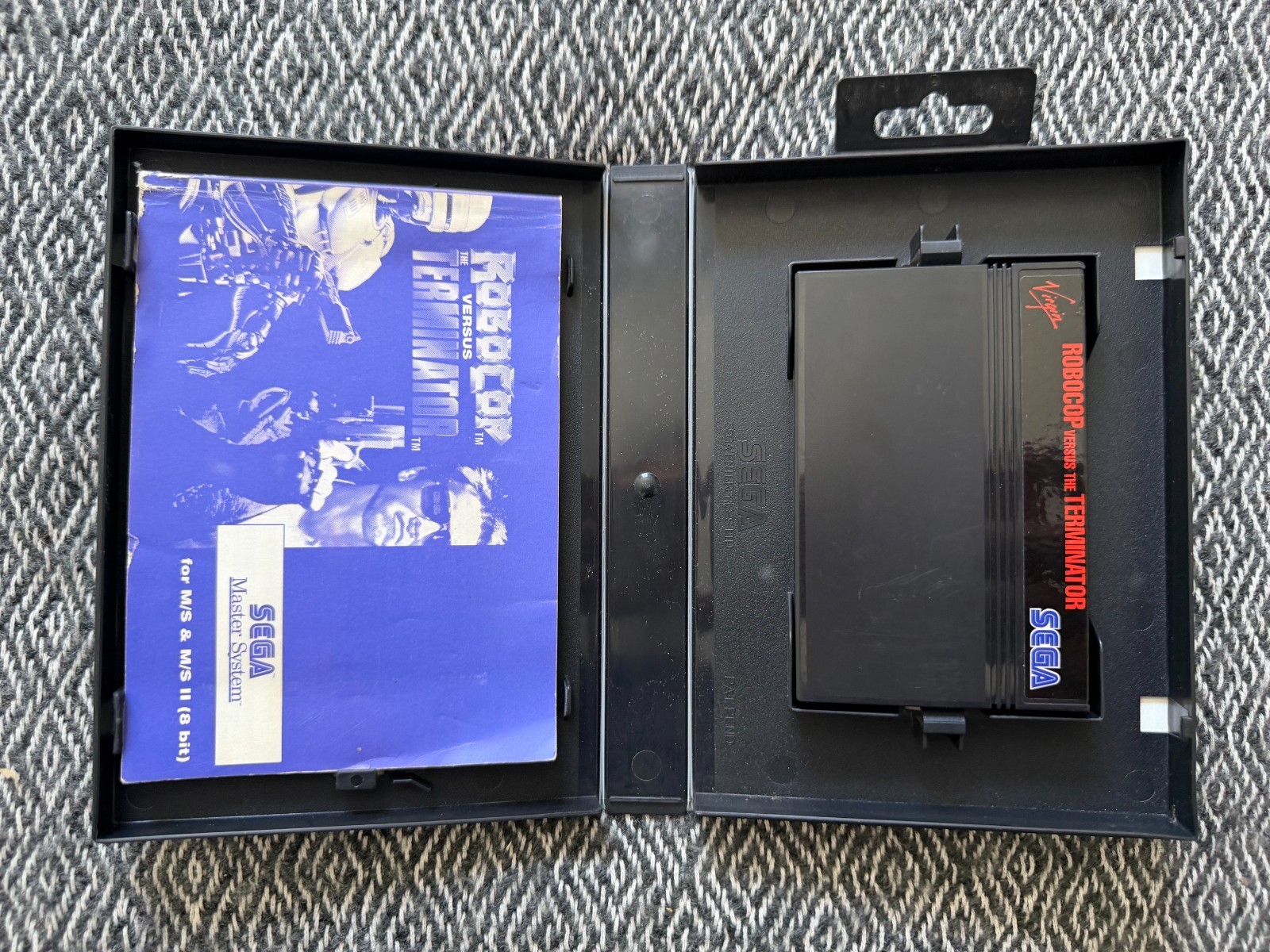 Master System ROBOCOP VS TERMINATOR Boxed & Complete Versus PAL REGION FREE