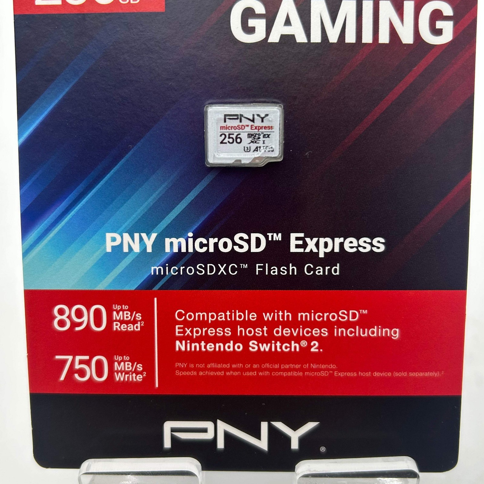 PNY 256GB microSD Express microSDXC Memory Card – Brand New
