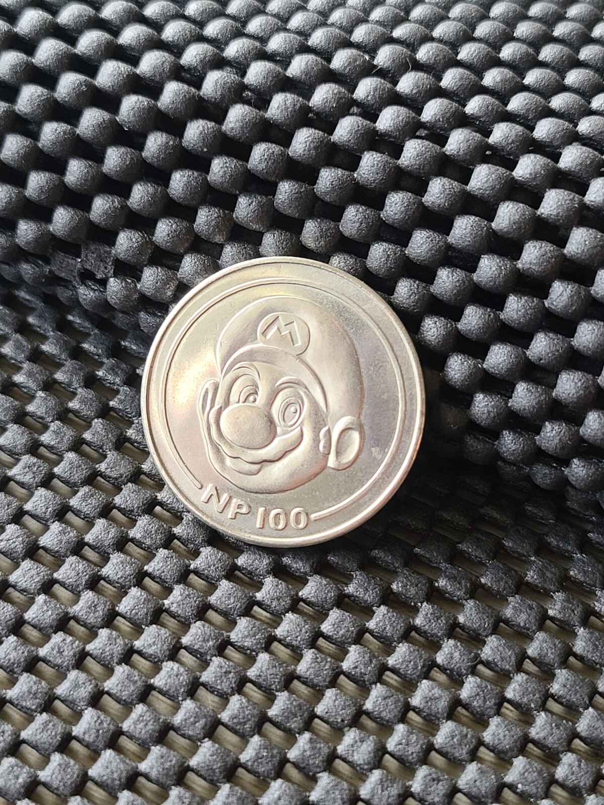 Nintendo Employee Power 100 PROTOTYPE Mario Coin Medal Rare Promo N64 SNES GBA