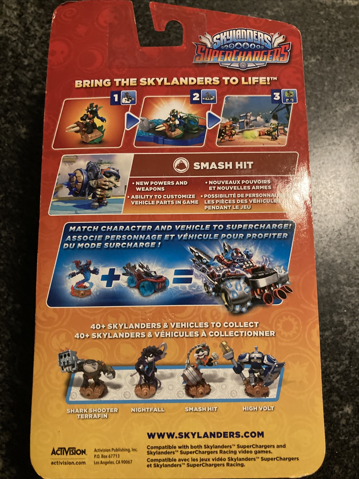 Skylanders Superchargers Smash Hit Figure Earth New in Box Sealed Activision