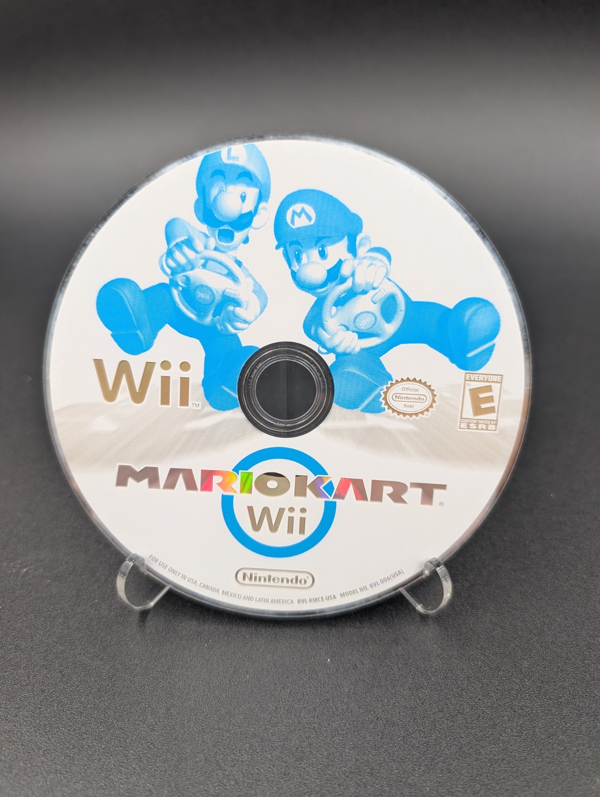 Mario Kart Wii Complete (Nintendo Wii 2008) Bundle With 1 Steering Wheel OEM