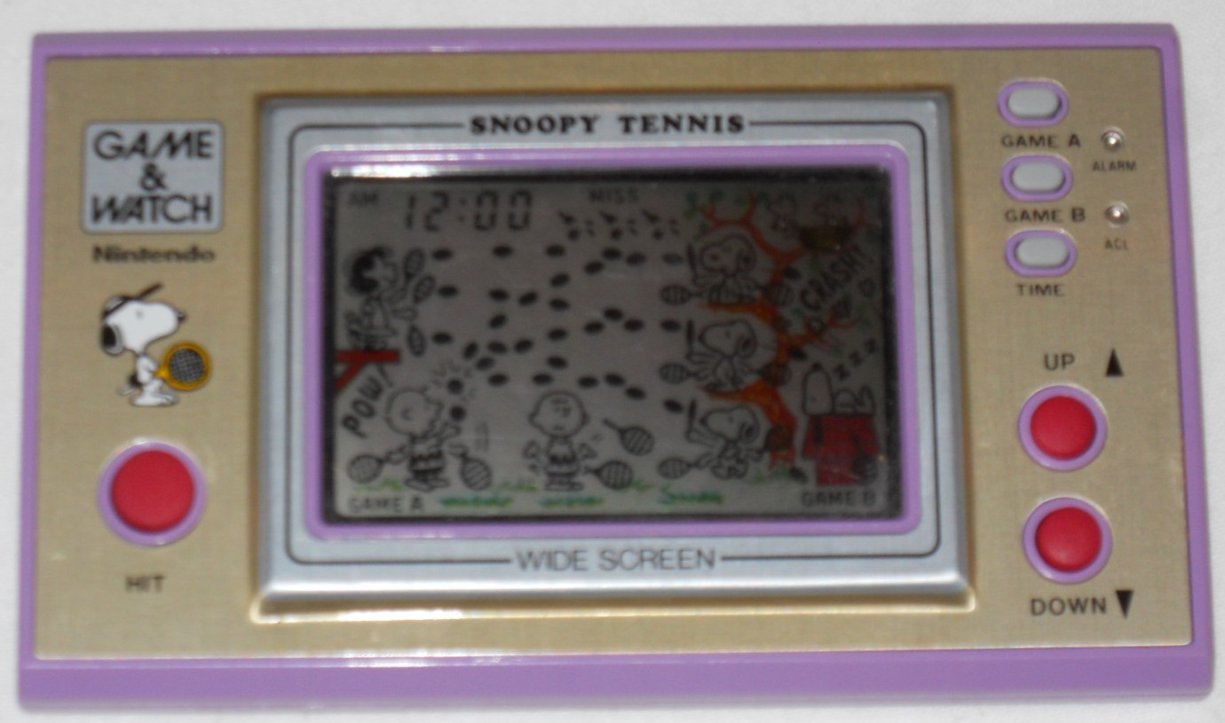 Vintage 1982 Nintendo Game & Watch Snoopy Tennis TESTED & WORKING SP-30 and
