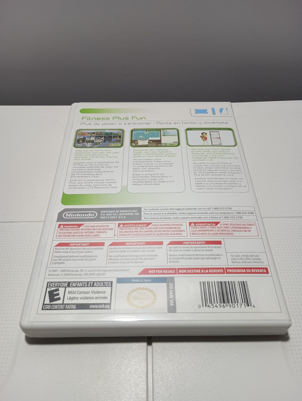 Nintendo Wii Fit Balance Board with Wii Fit Plus Video Game